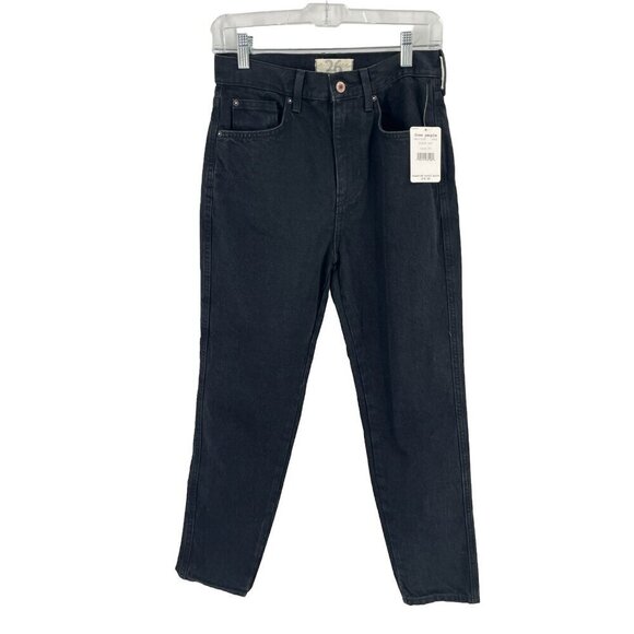 Free People Denim - We The Free High Rise Jeans Women’s 26 Black Denim (Inseam 27) 100% Cotton